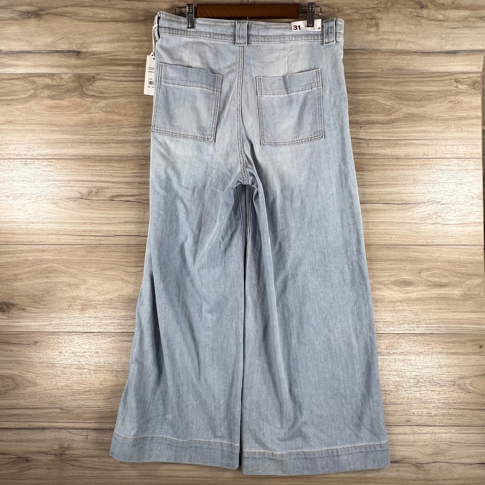 Joe's Jeans Weightless Wide Leg Drawstring Jeans Admiration Light Blue 31 NEW - Picture 2 of 11